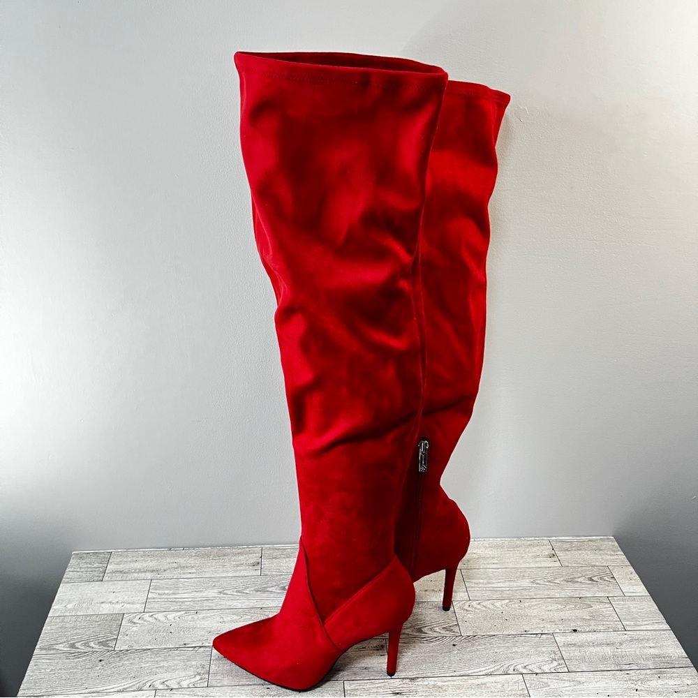 Jessica Simpson Livelle Tall Stiletto Thigh-High Boots, Size 7M - Picture 7 of 15